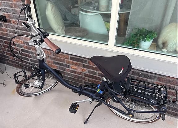 Elcykel Monark. Delbar