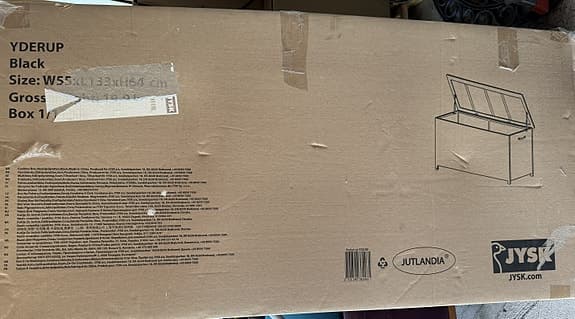 Yderup dynbox svart