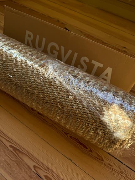 Oanvänd ny Rugvista Sahara Jute matta 80 x 400 cm – oanvänd
