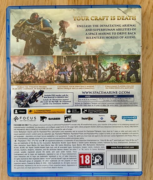 Warhammer 40,000: Space Marine 2 (PS5)