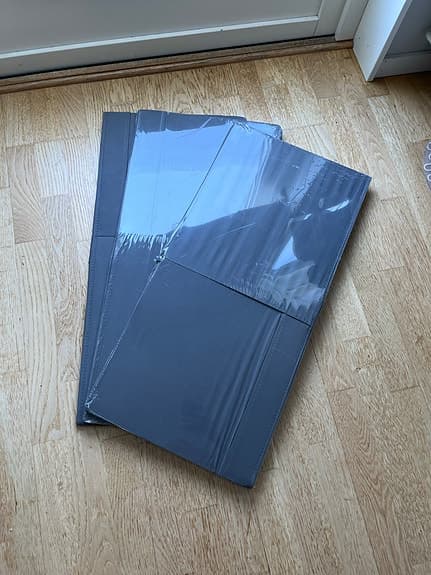 Helt nya gråa förvaringslådor DRÖNA från IKEA