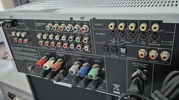 Pioneer med subwoofer och Andersson förstärkare