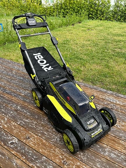 Ryobi 36V gräsklippare + häcksax