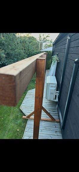 Träställning / brudbåge