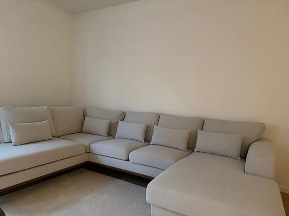 Copenhagen 5-sits Högervänd U-formad Soffa med Divan och Schäslong i Tyg