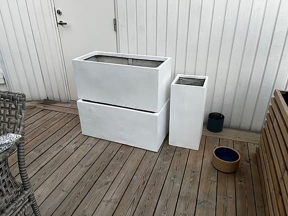 Utekrukor/blomlådor/planteringslådor