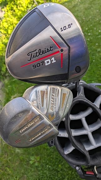 Wilson Deep Red 3 Golfset inkl bag och vagn