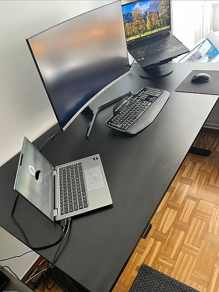 Helt ny - SVANEKE Höj- och sänkbart skrivbord