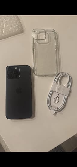 iPhone 15 Pro MAX 256 GB svart