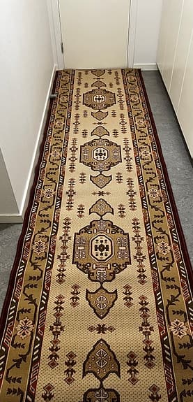 Persisk gångmatta från Iran – ca 400 x 100 cm