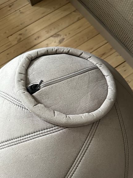 Pilatesboll för vardagsrummet
