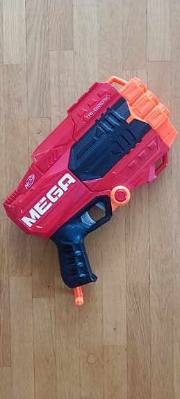 Nerf Mega leksakspistol röd