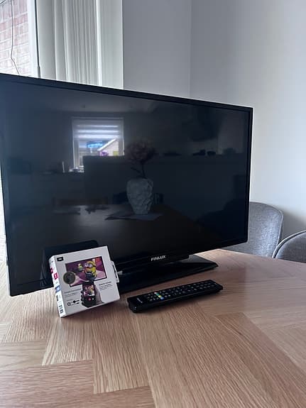Finlux 32" TV med fjärrkontroll + Chromecast (Gör TV:n smart!)