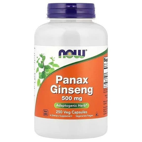 Panax Ginseng, 500 mg - 250 kapslar (adaptogen, asian, kosttillskott)