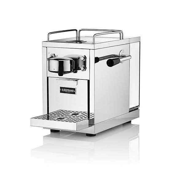 Sandstrøm espressomaskin rostfritt stål