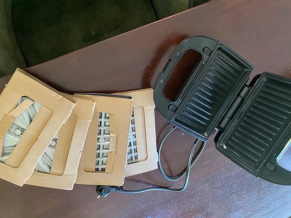 SilverCrest 3-i-1 smörgåsgrill/våffeljärn/grill