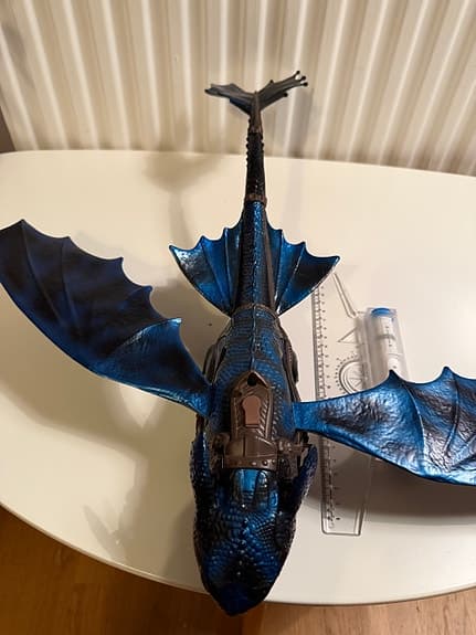 DreamWorks Draktränaren Toothless Drake – Spin Master, Ljus & Ljud, 35–40 cm