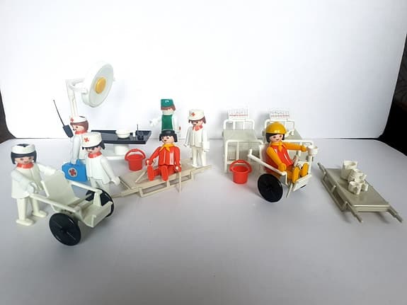 Playmobil 3404 Sjukhus (1976) i Originalkartong – Vintage!