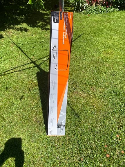 Fotbollsmål 2,7 x 1,5 m i kartong