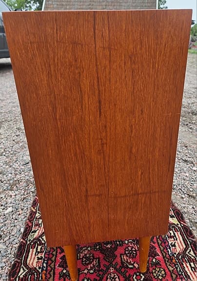 Byrå 4 lådor teak 1950-talet
