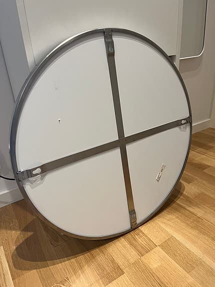 Grundtal rund spegel IKEA