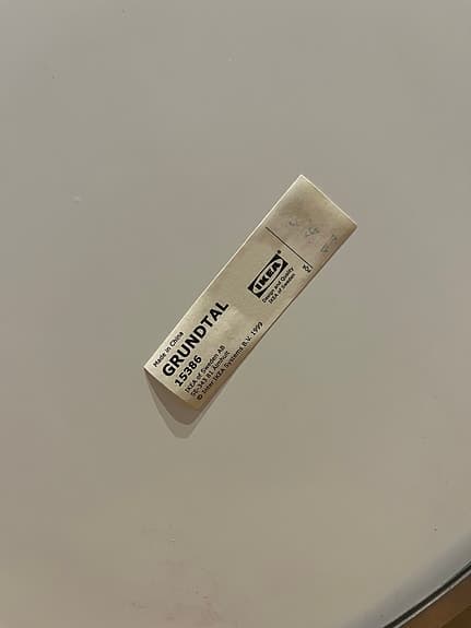 Grundtal rund spegel IKEA