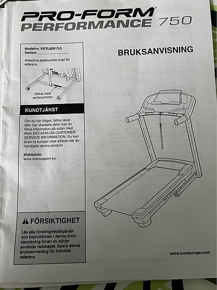 ProForm Performance 750 – Löpband i bra skick