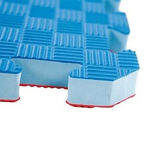 Pusselmatta/Träningsmatta Budo-Nord Röd/Blå 1x1m 23mm, från 100:-/kvm