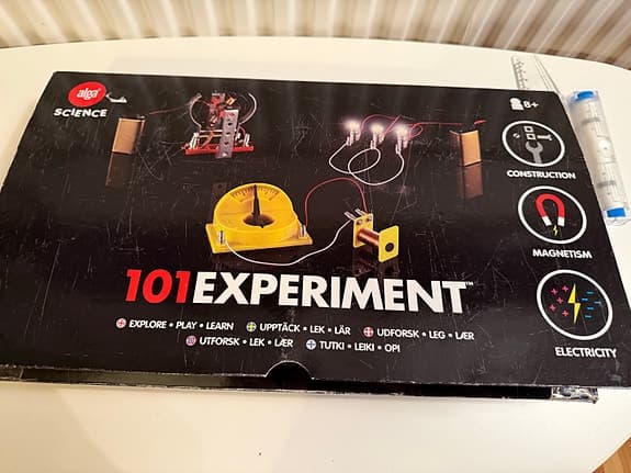 Alga Science 101 Experiment – Experimentlåda 8+ Elektricitet & Magnetism