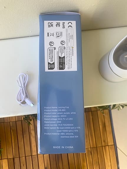 HS-860 Portable Juice Blender