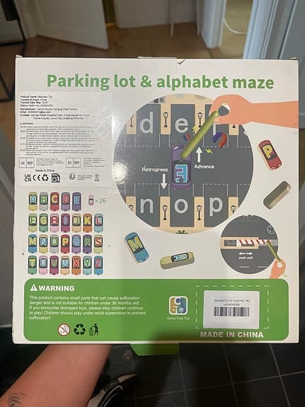 Magnetiskt alfabetspel
