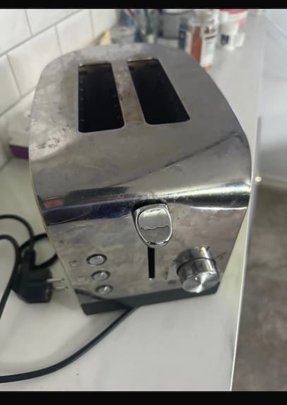 Sandstrøm vattenkokare och brödrost grön/silver