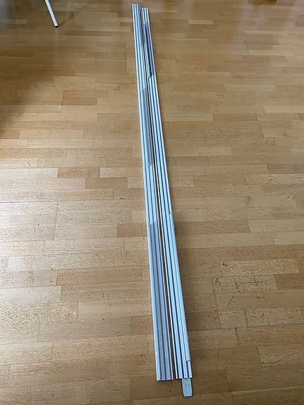 IKEA gardinskenor skenor aluminium