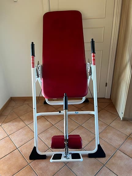 Ryggbänk Mastercare CN-A CN-B hälsobänk röd