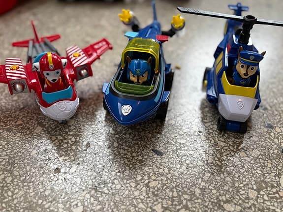 PAW Patrol Mighty Pups – 3 fordon med figurer