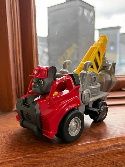 Paw Patrol/ Rubble & Crew – 5 byggfordon med figurer