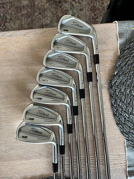 Förlängda Titleist 716 CB järnsett