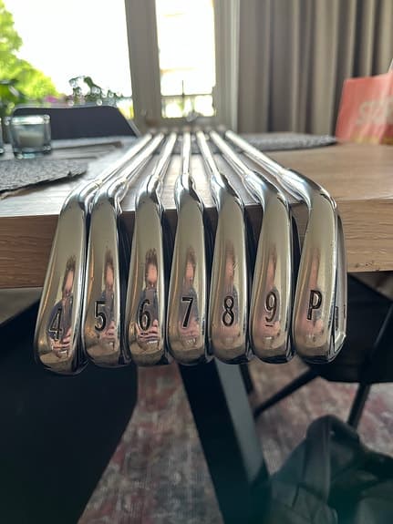 Förlängda Titleist 716 CB järnsett