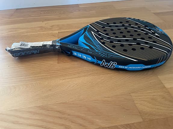 Artspin N6 padelracket svart/blå