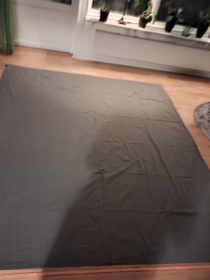 grått säng överkast 160cm