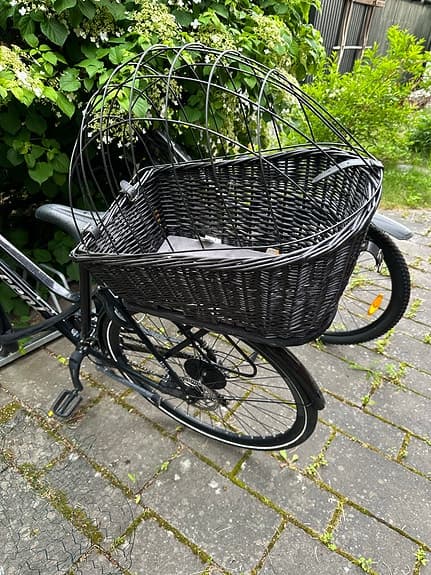 Djurkorg till cykel.