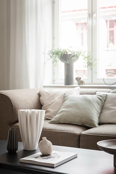 MENU - Norm Architects Audo Copenhagen - Eave Modular Sofa & Pouf - Bouclé Gold