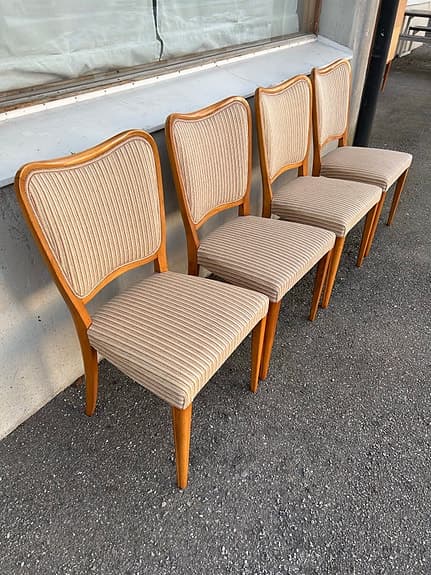 4 st vintage stolar Swedish Modern (1940/1950-tal)