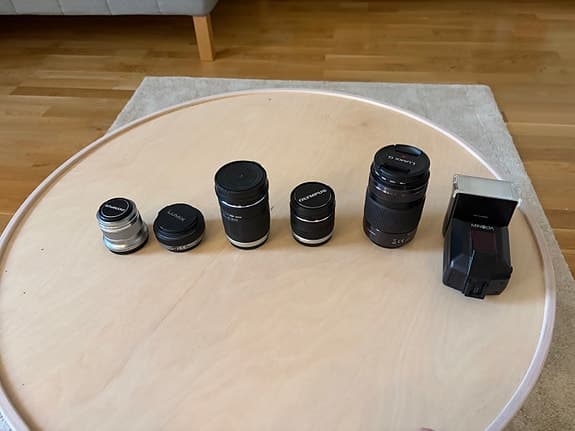 Olympus/Panasonic Micro Four Thirds-objektiv – MFT, M.Zuiko, Lumix