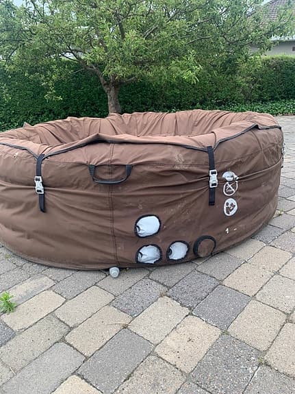 Bestway Lay‑Z‑Spa Riviera uppblåsbart spabad brunt
