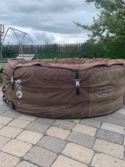Bestway Lay‑Z‑Spa Riviera uppblåsbart spabad brunt