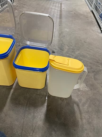Vintage Tupperware kvartett förvaringsburk