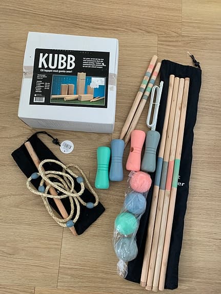 NYTT! Utespel -kubb, krocket och kasta ring Nypris: 950 kr