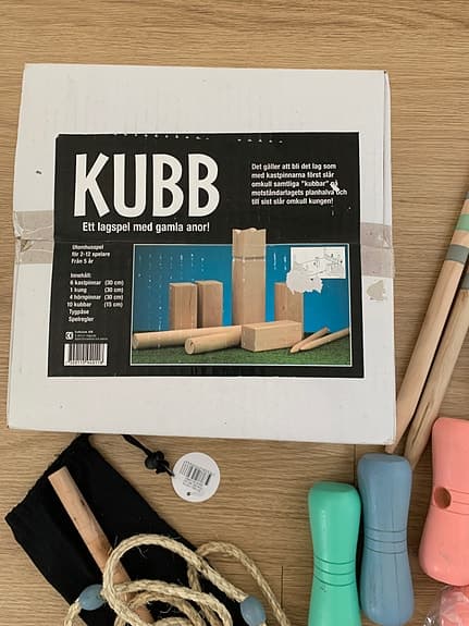 NYTT! Utespel -kubb, krocket och kasta ring Nypris: 950 kr