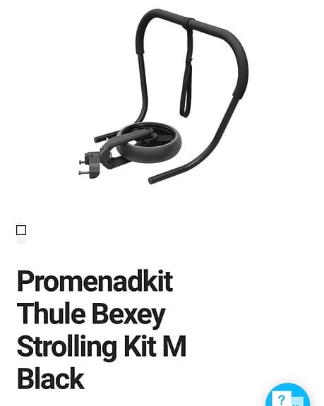 Thule Bexey Promenadkit Strolling Kit M svart